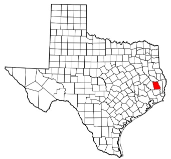 Tyler County is situated deep in East Texas not far from the Louisiana state line.